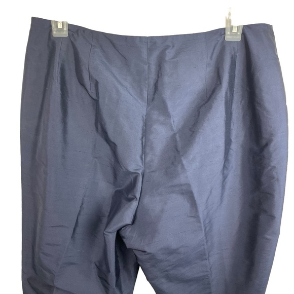 Lauren Ralph Lauren | Navy Blue Silk Dress Pants - Picture 5 of 6